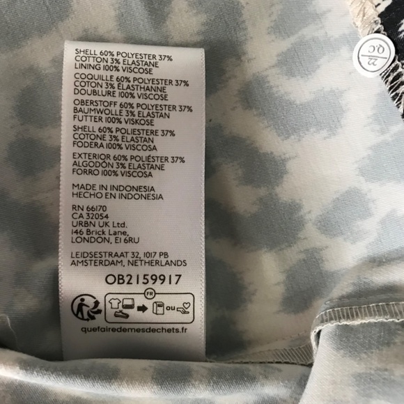 NWT Kimchi Blue June Boatneck Bib Collar Mini Dress L Urban Outfitters - Picture 15 of 15